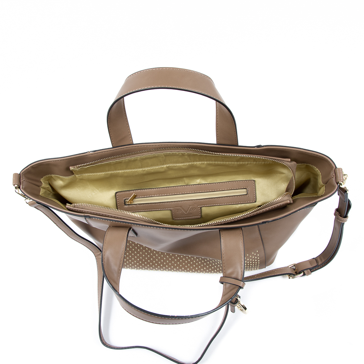 Bolso de mano para mujer V 1969 Italia marrón VERONICA