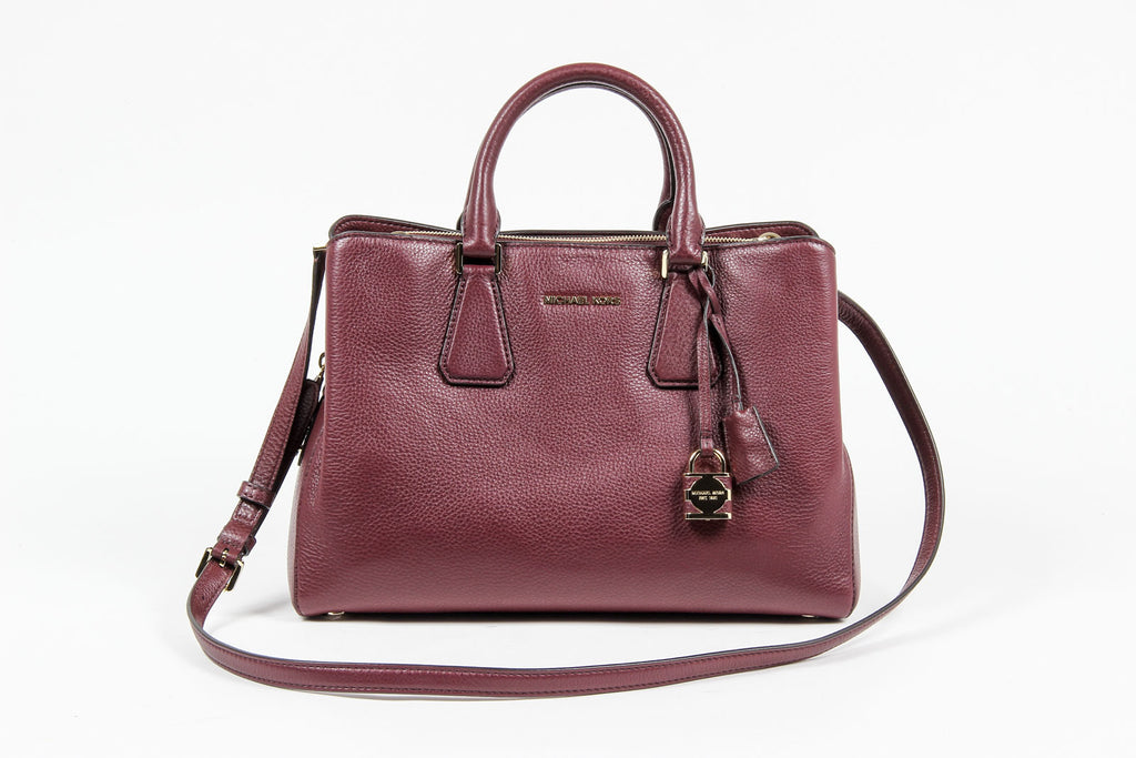 Bolso satchel grande de piel Camille para mujer de Michael Kors
