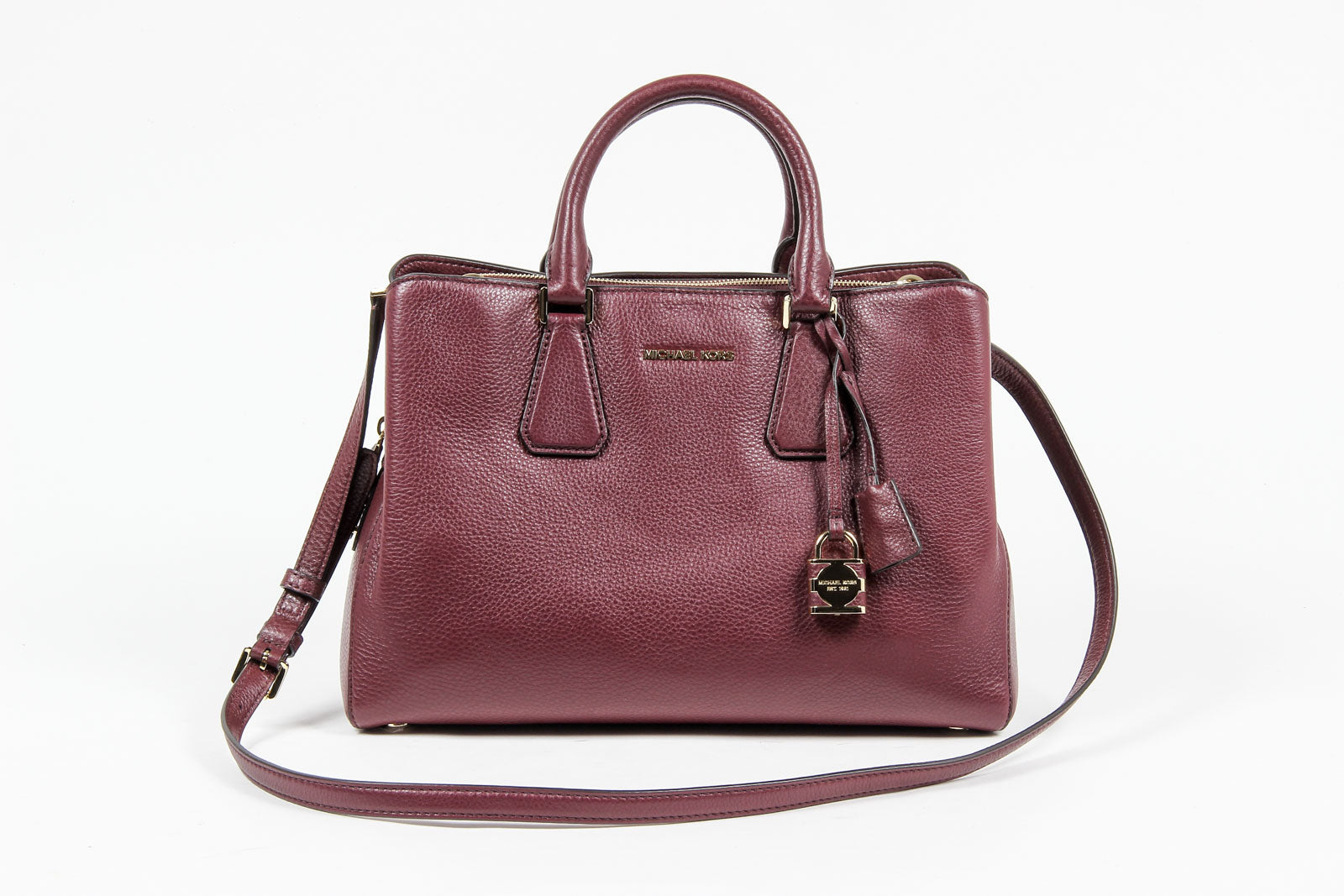 Bolso satchel grande de piel Camille para mujer de Michael Kors