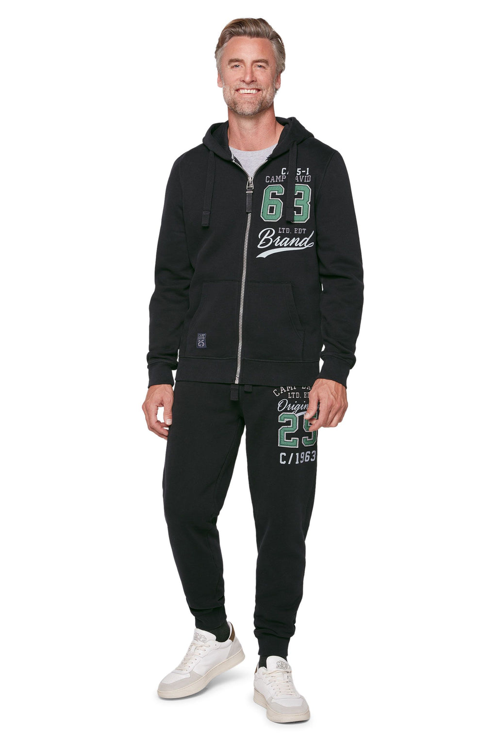 Chaqueta deportiva con capucha para hombre Camp David