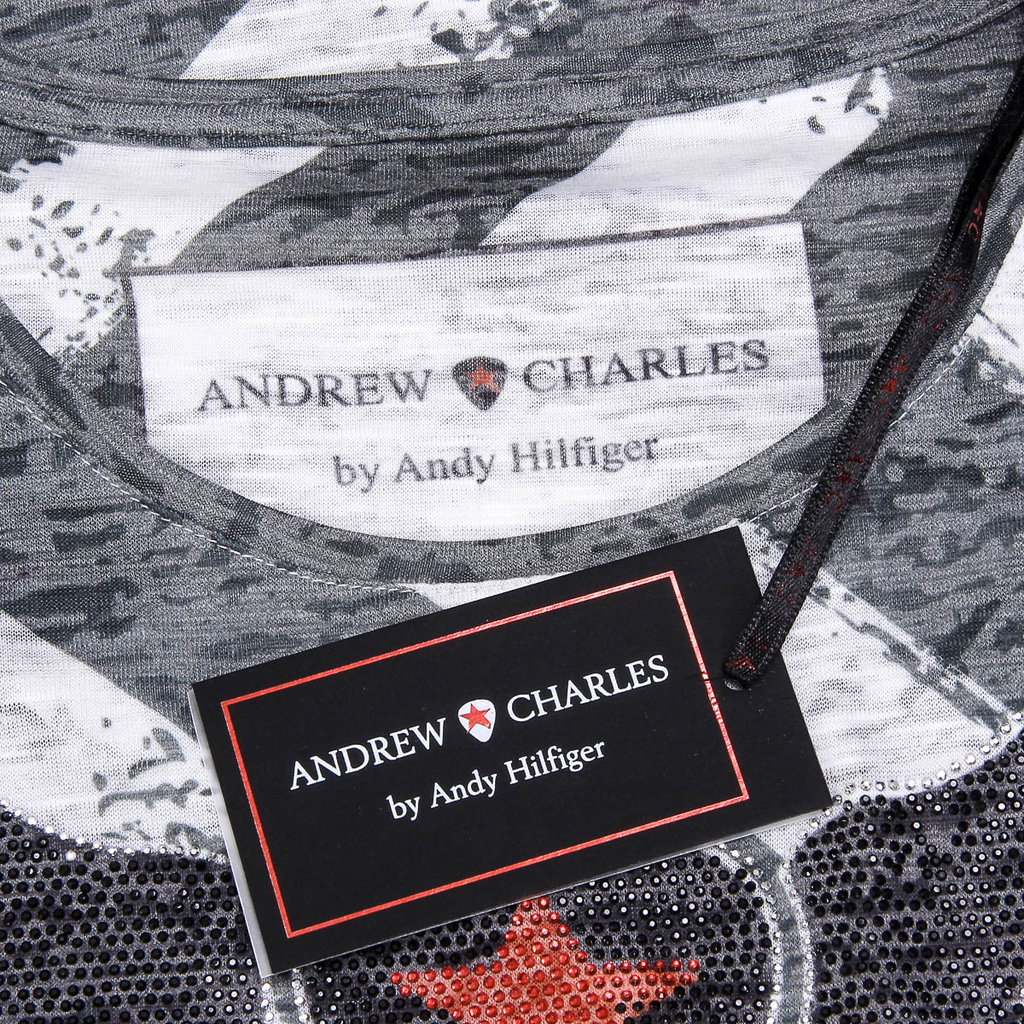 Andrew Charles Womens T-shirt Short Sleeves Round Neck Dark Green CAROLINE