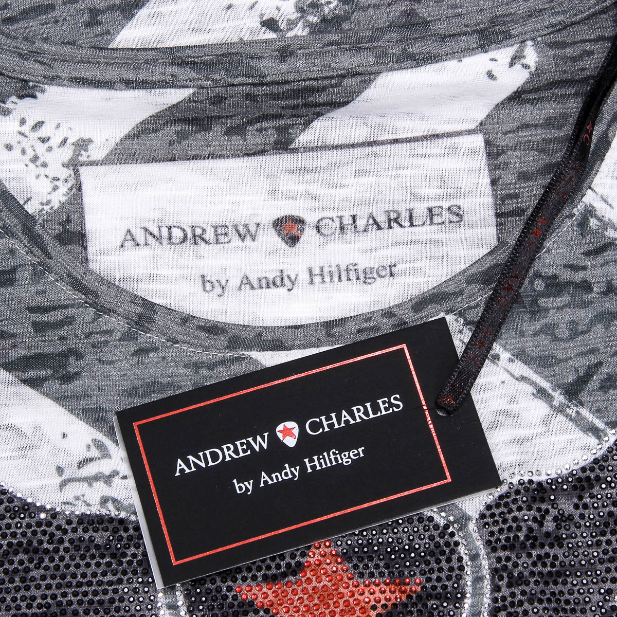 Andrew Charles Womens T-shirt Short Sleeves Round Neck Dark Green CAROLINE