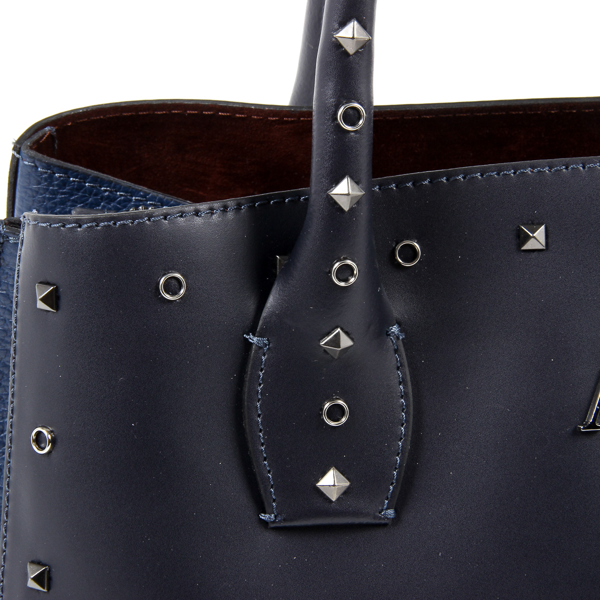 Andrew Charles Womens Handbag Dark Blue NELLY