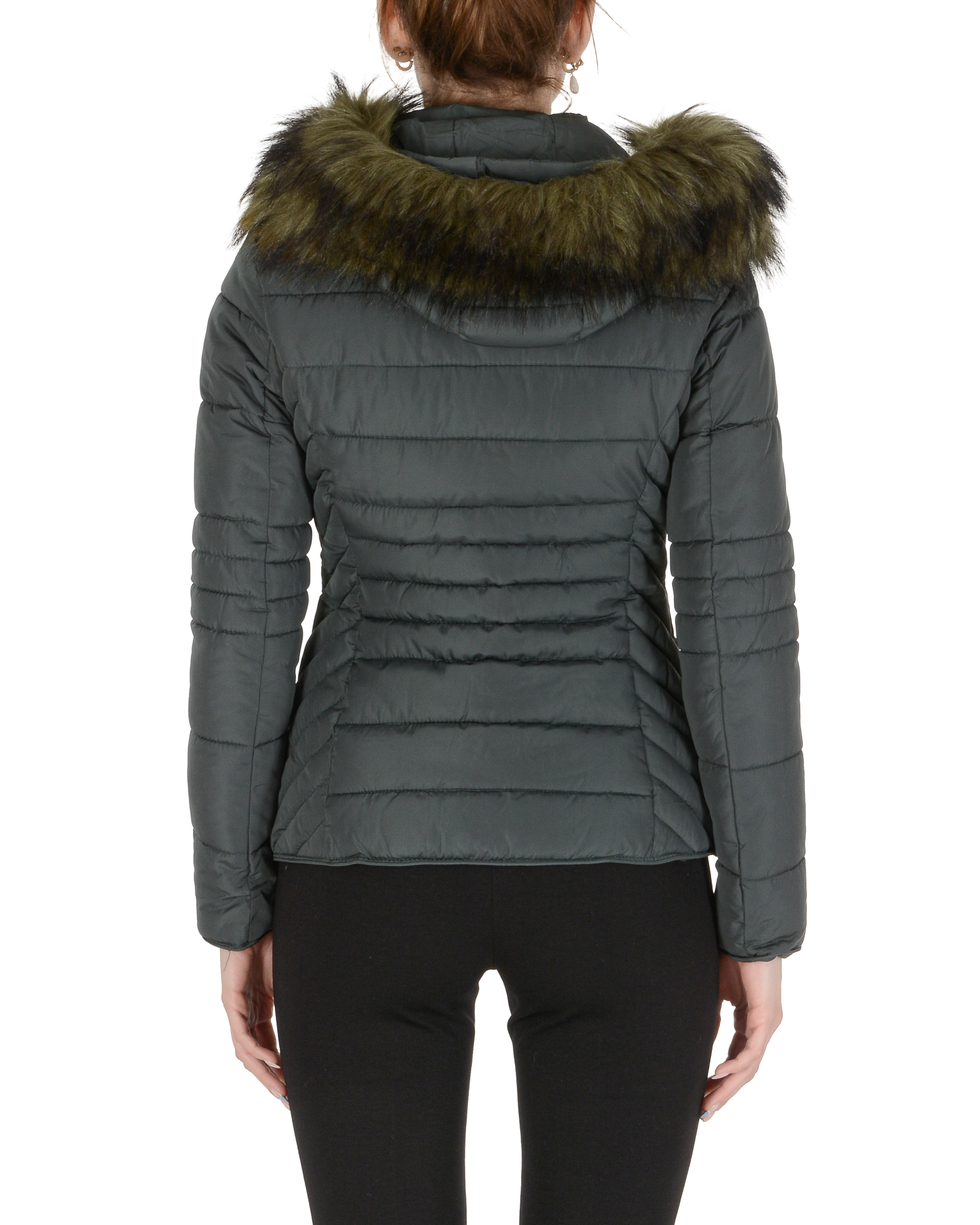 19V69 Italia Chaqueta de mujer Verde oscuro VIRNA VERDE OSCURO