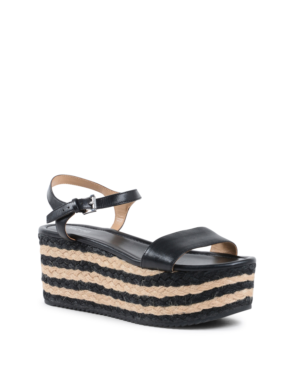 Sandalias de plataforma Michael Kors para mujer, color negro, NANTUCKET