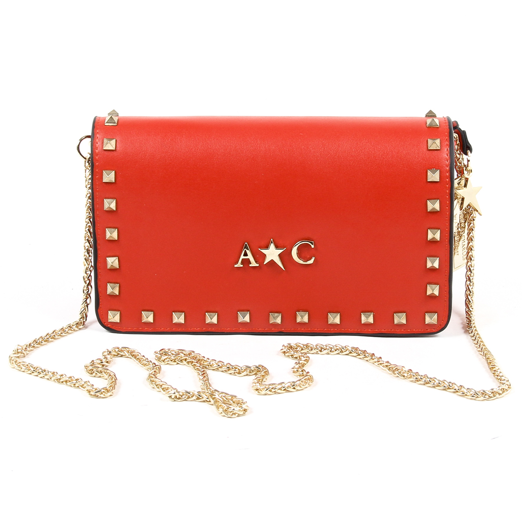 Bolso de mano Andrew Charles para mujer, color rojo, PAIGE