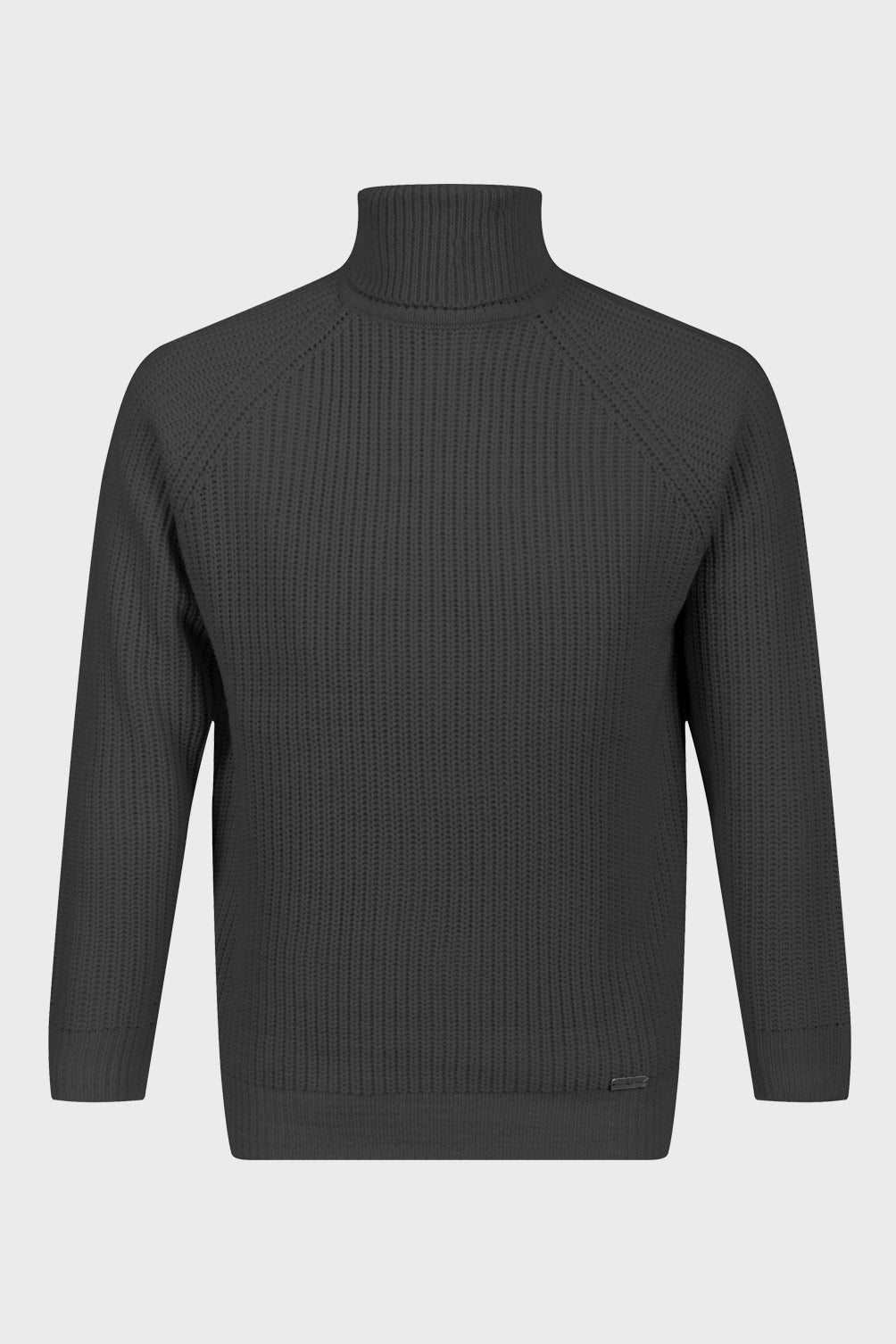 19V69 Italia Jersey para hombre Negro MATT BLACK