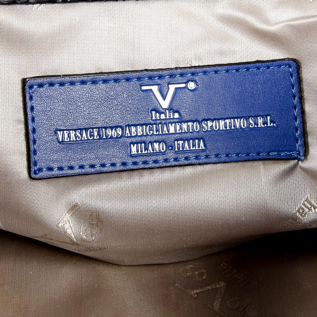Bolso de mano para hombre V 1969 Italia azul JEFF