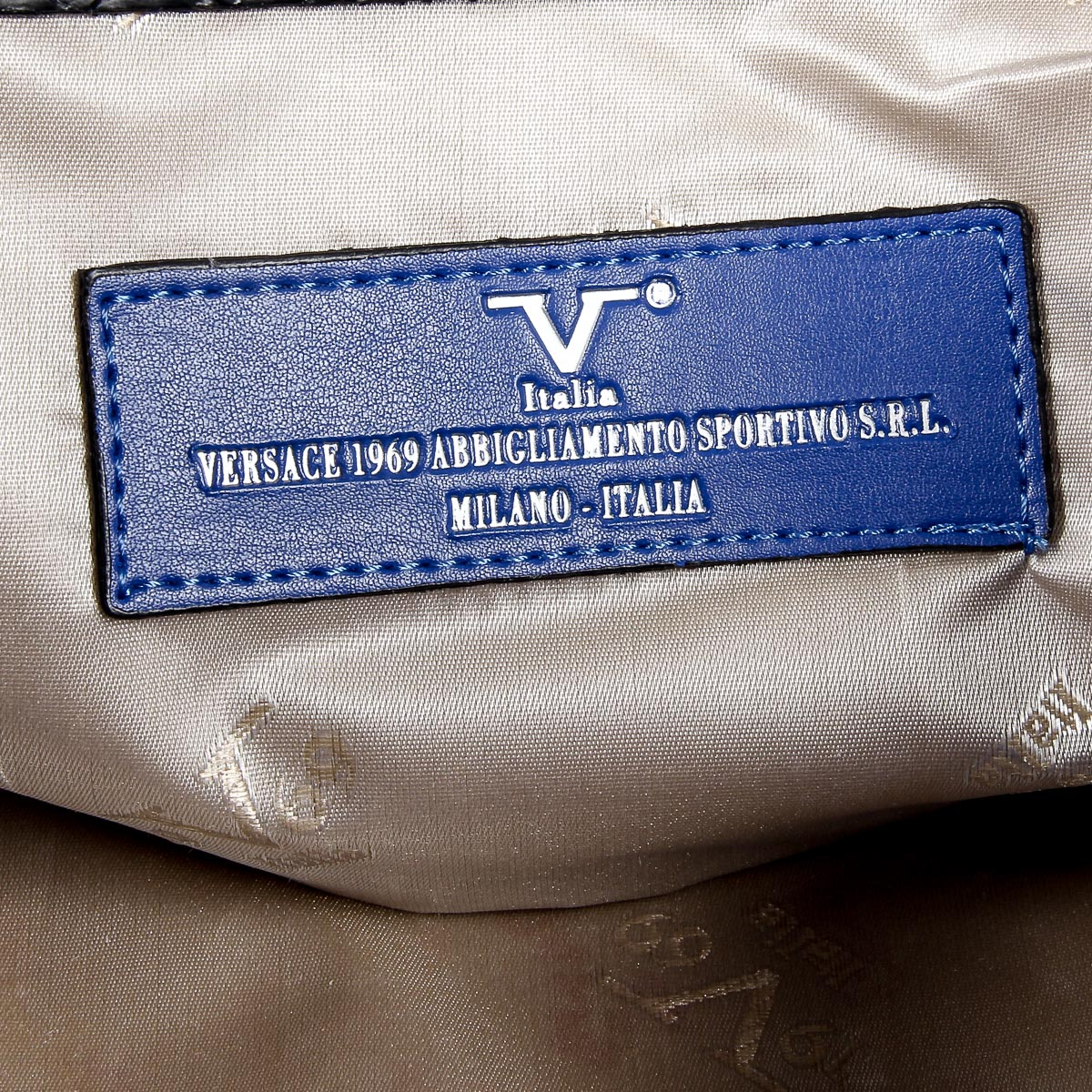Bolso de mano para hombre V 1969 Italia azul JEFF