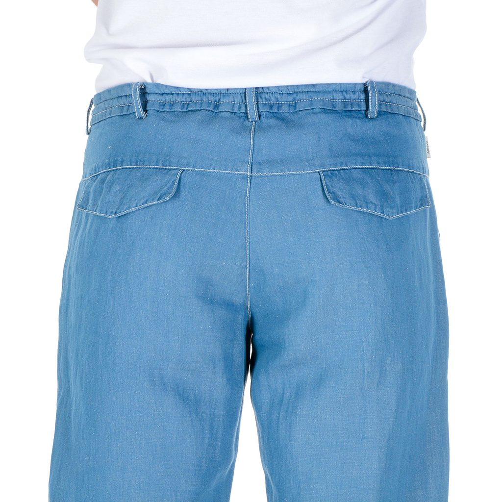 Armani Collezioni Mens Pants Light Blue