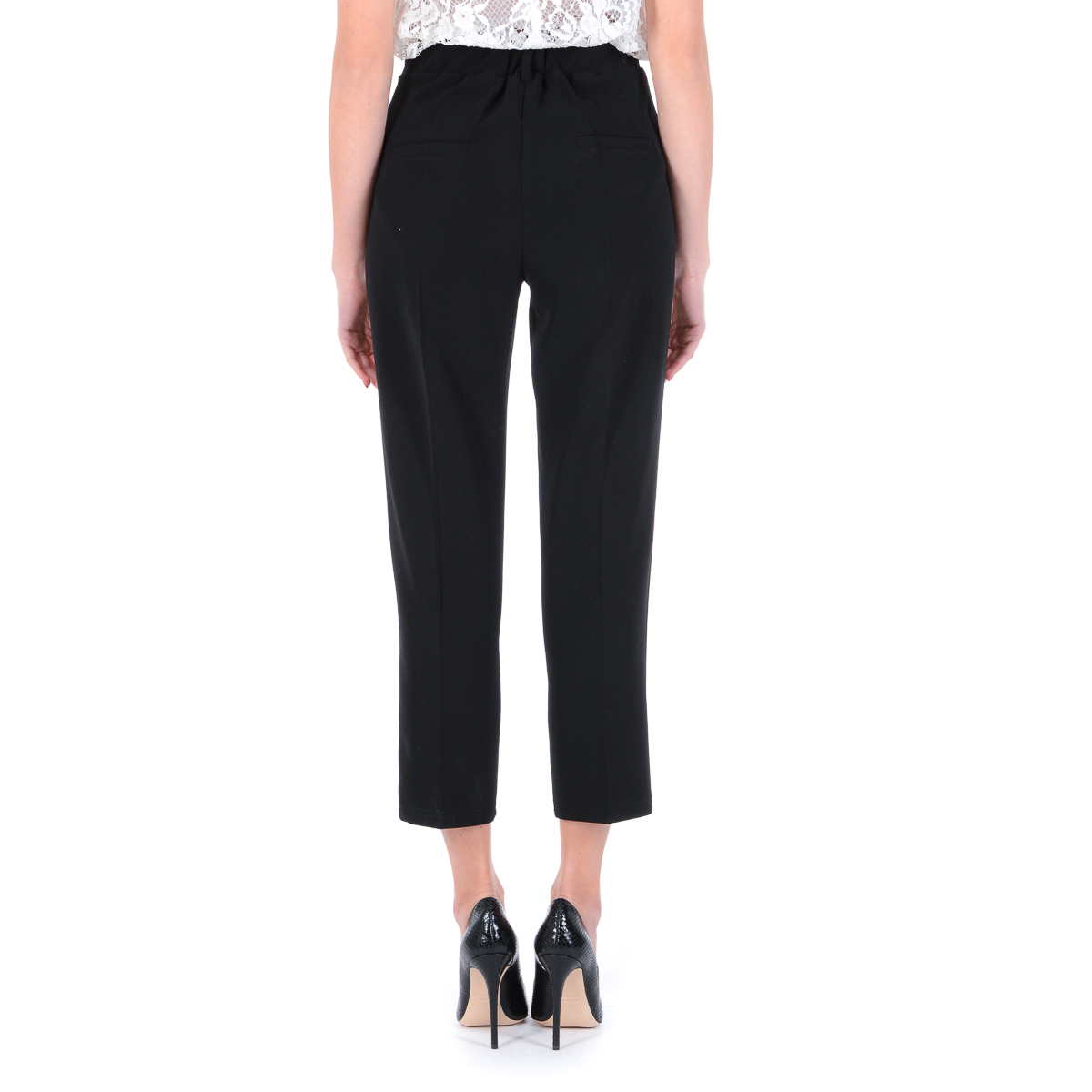 Pantalones de mujer V 1969 Italia Negro CLELIA