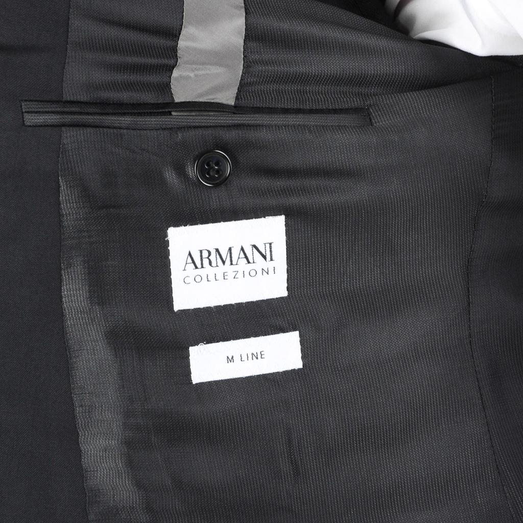 Armani Collezioni Mens Suit Black