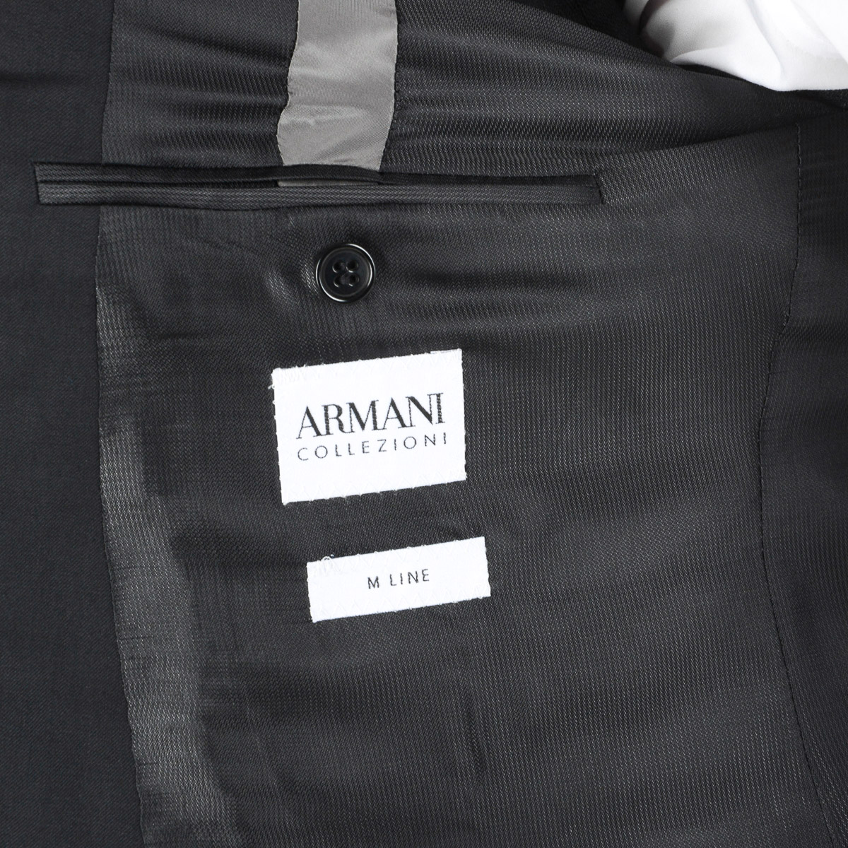 Armani Collezioni Mens Suit Black