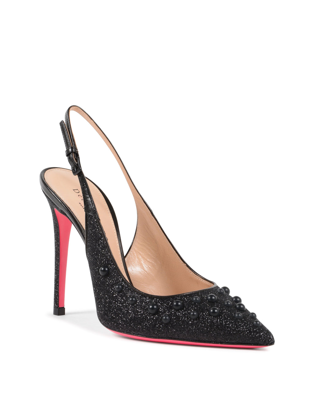 Zapatos negros tipo slingback para la hora del cóctel