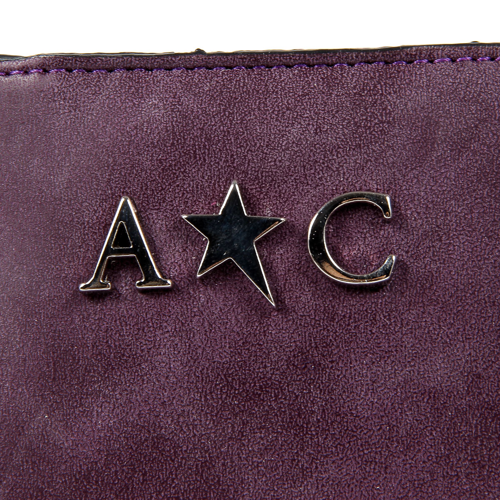 Andrew Charles Womens Handbag Purple SERINA