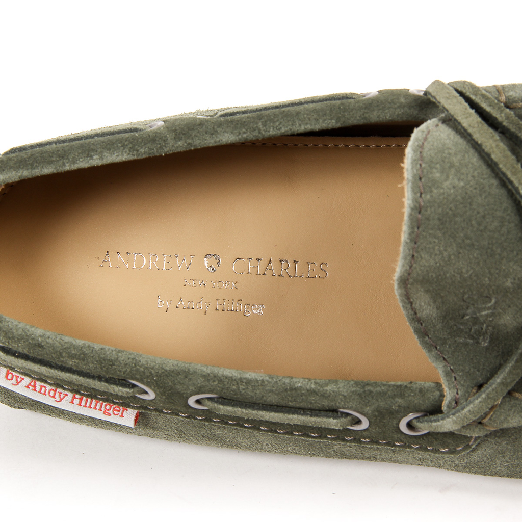 Mocasines Andrew Charles para hombre verde oscuro STEVE