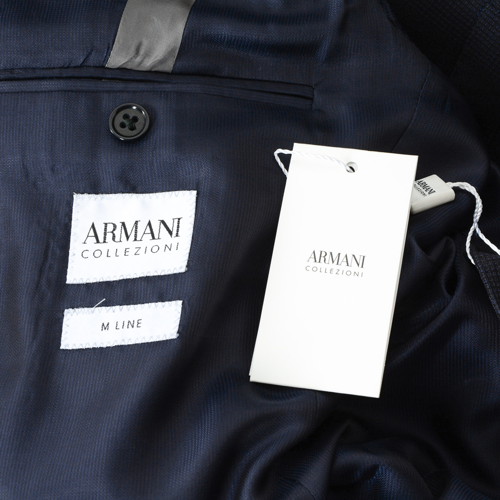 Armani Collezioni Mens Suit Black