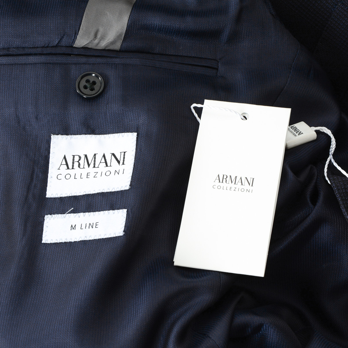 Armani Collezioni Mens Suit Black