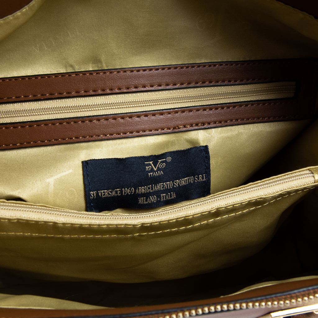 Bolso de mano para mujer V 1969 Italia Marrón LISA
