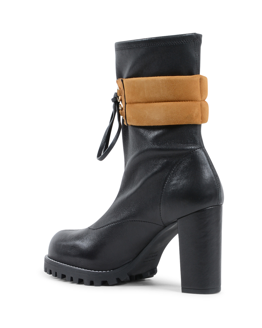 Bota corta Stuart Weitzman para mujer, color negro, BRONWYN