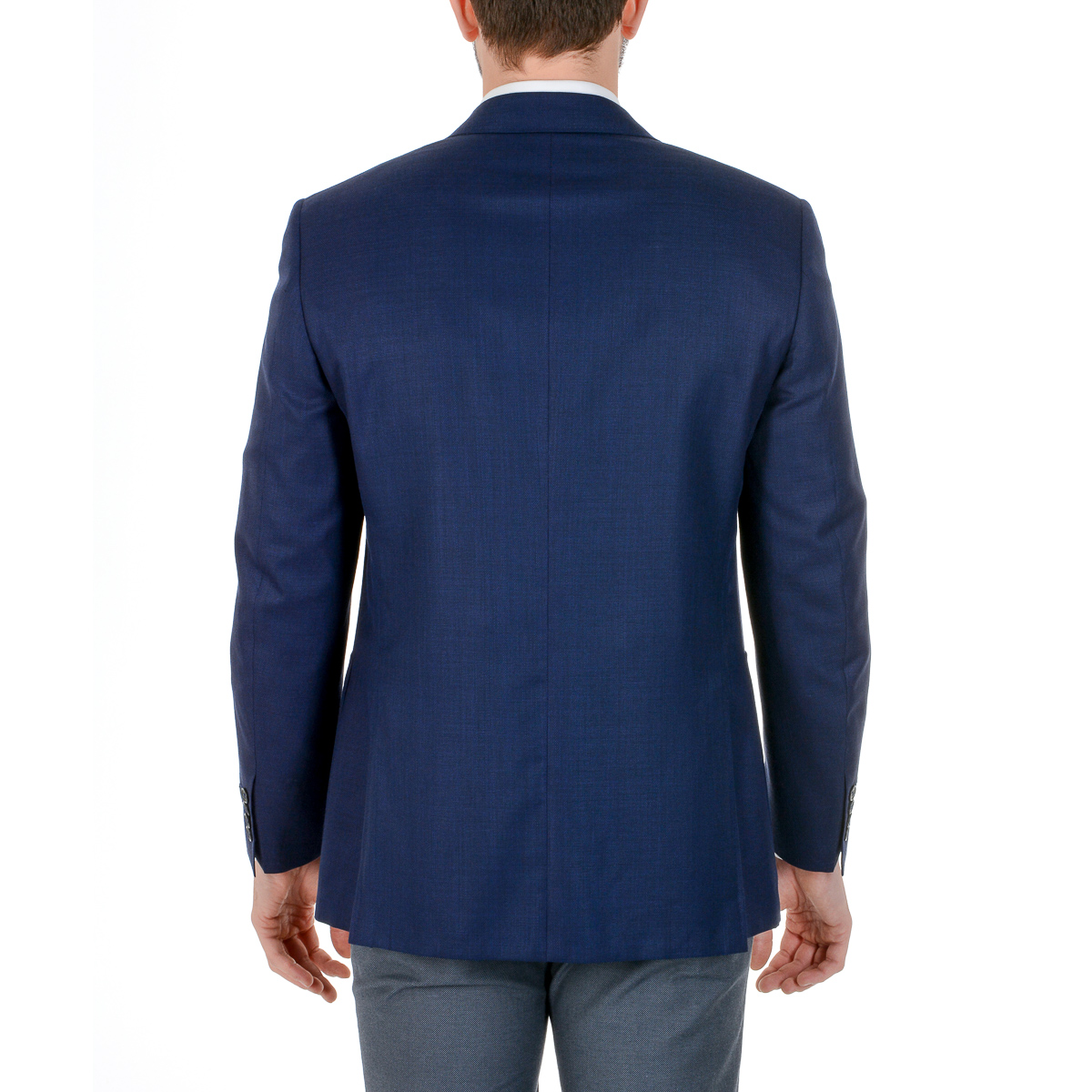 Chaqueta Canali para hombre de manga larga azul