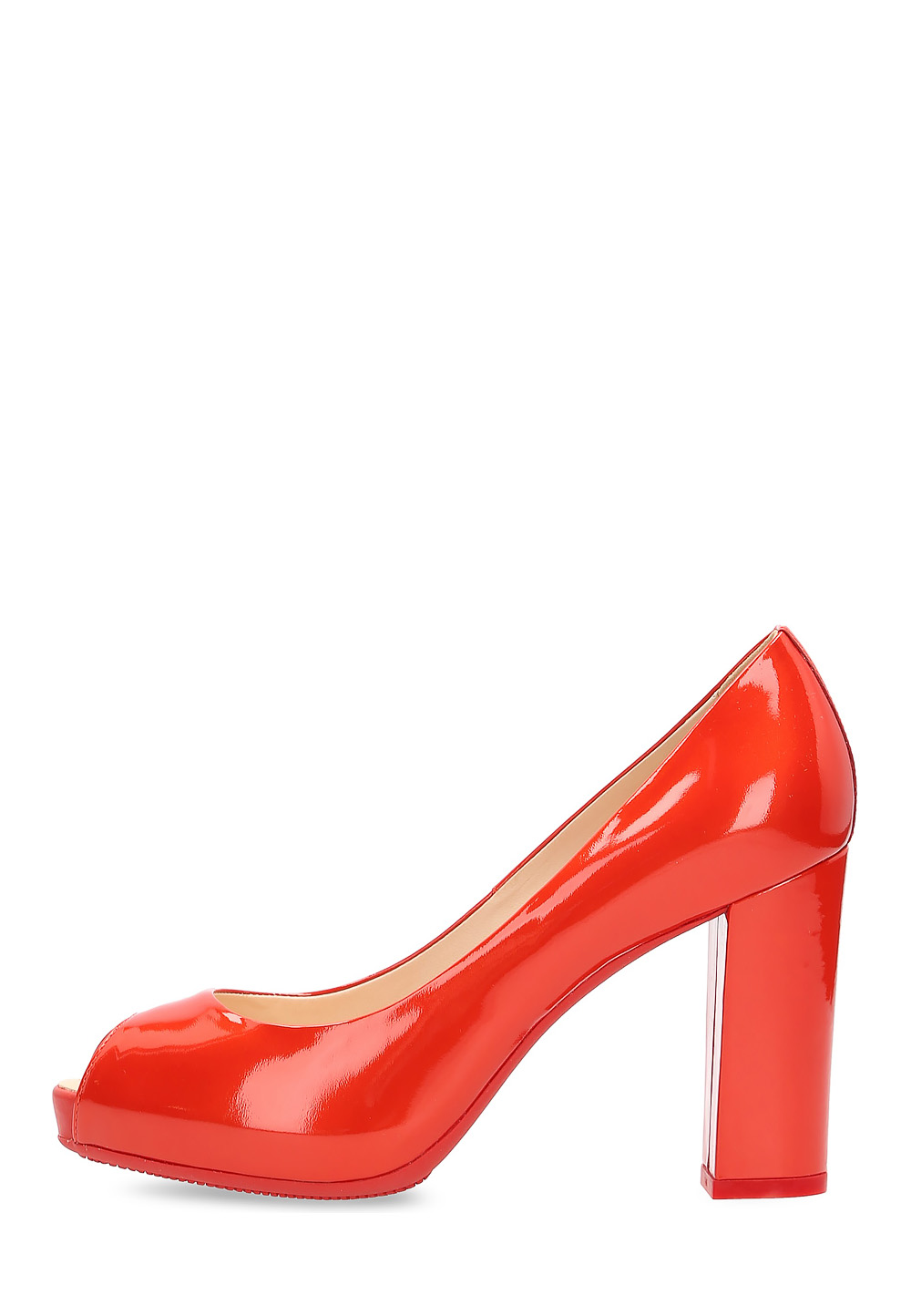 Zapatos de salón Hogan para mujer con punta abierta, color rojo, HXW2040G991D0AG829