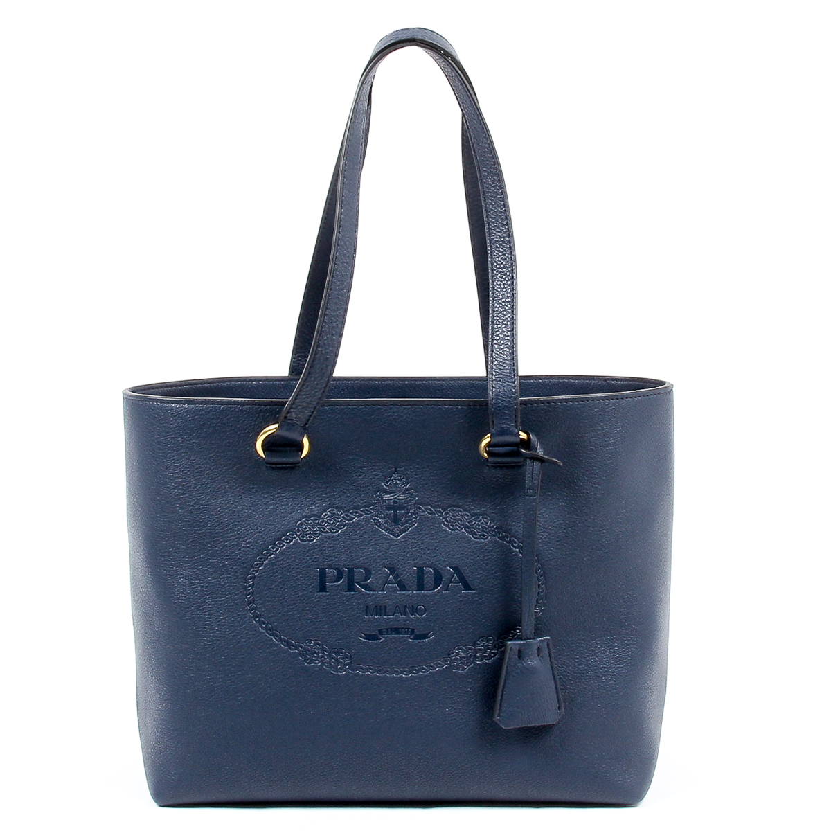 Bolso de mano Prada para mujer 1BG100 UWL F0216 BALTICO VIT DAINO