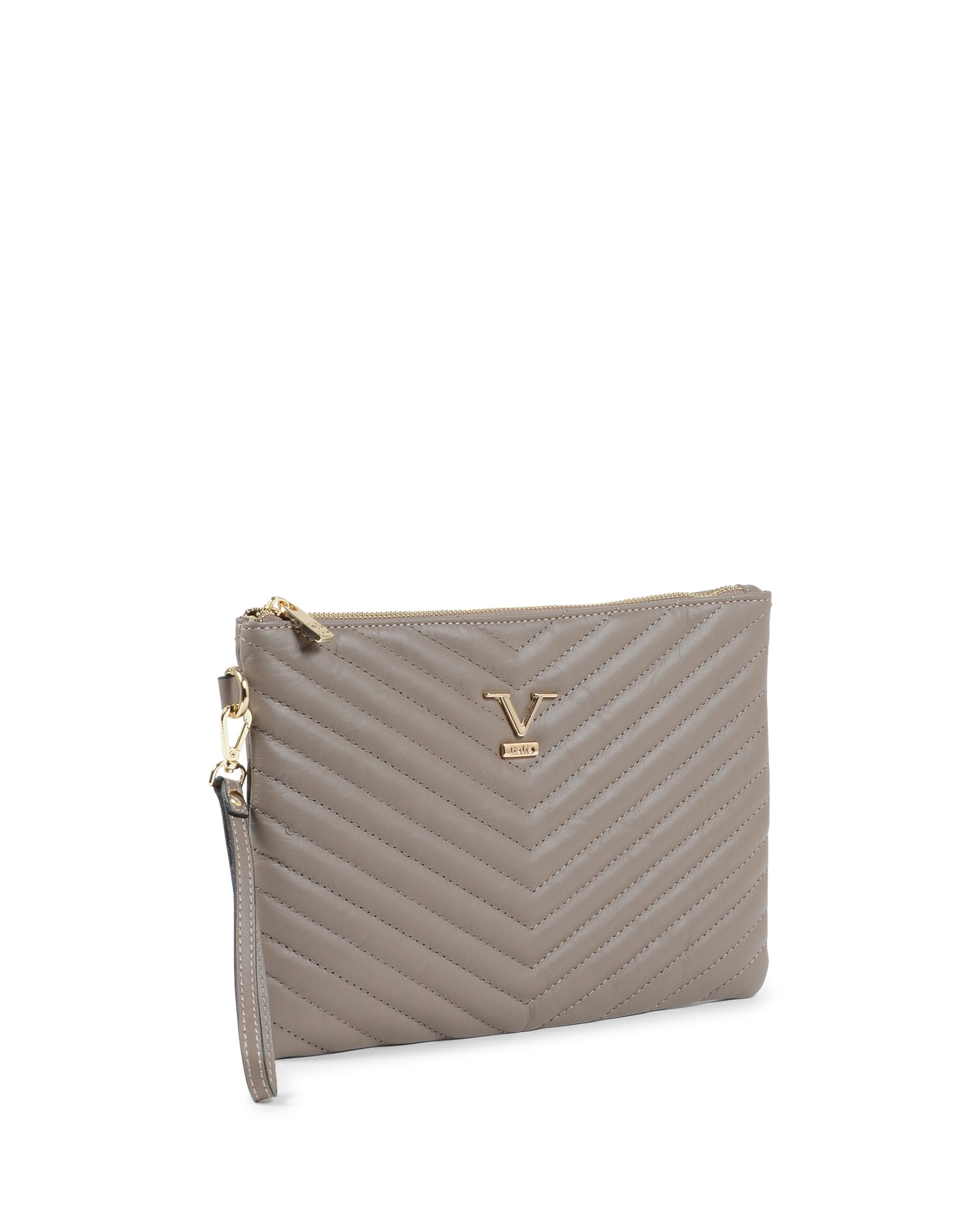Clutch Mujer V Italia Taupe V613 52 SAUVAGE MARMO