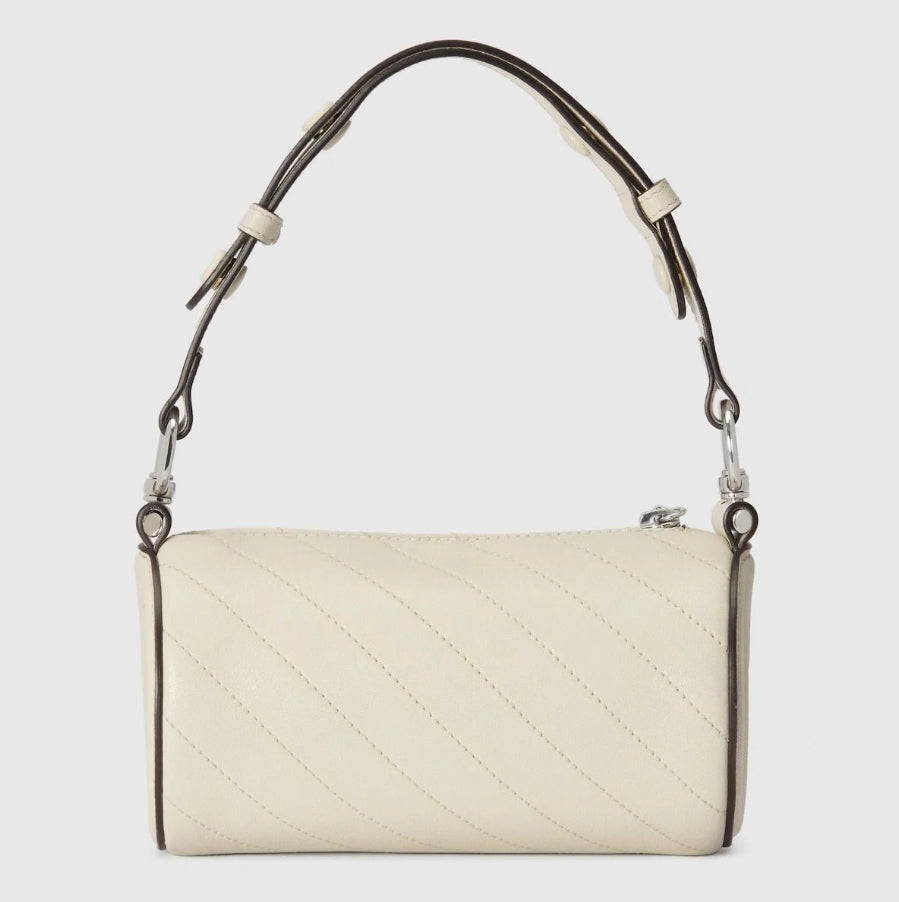 Bolso de hombro pequeño de piel Blondie