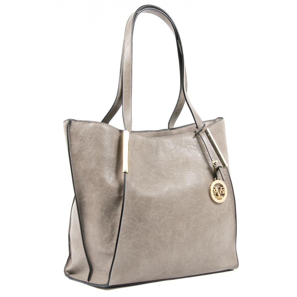 Bolso de mano para mujer V 1969 Italia gris REBECCA