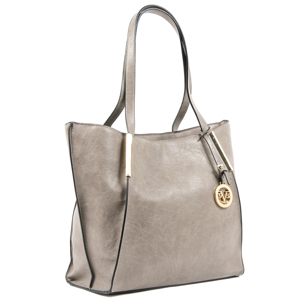 Bolso de mano para mujer V 1969 Italia gris REBECCA