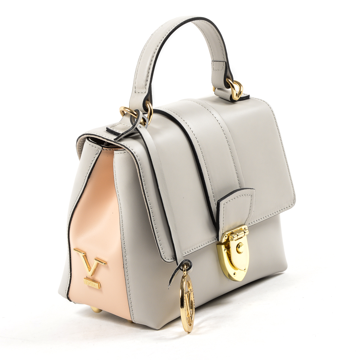 V 1969 Italia Womens Handbag Grey LAOS