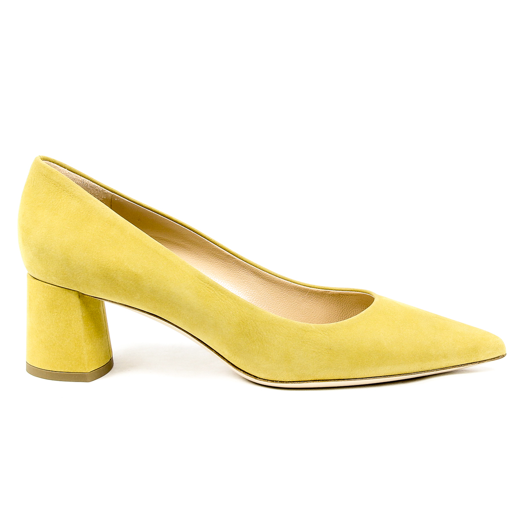 Andrew Charles Womens Pump Yellow EVA