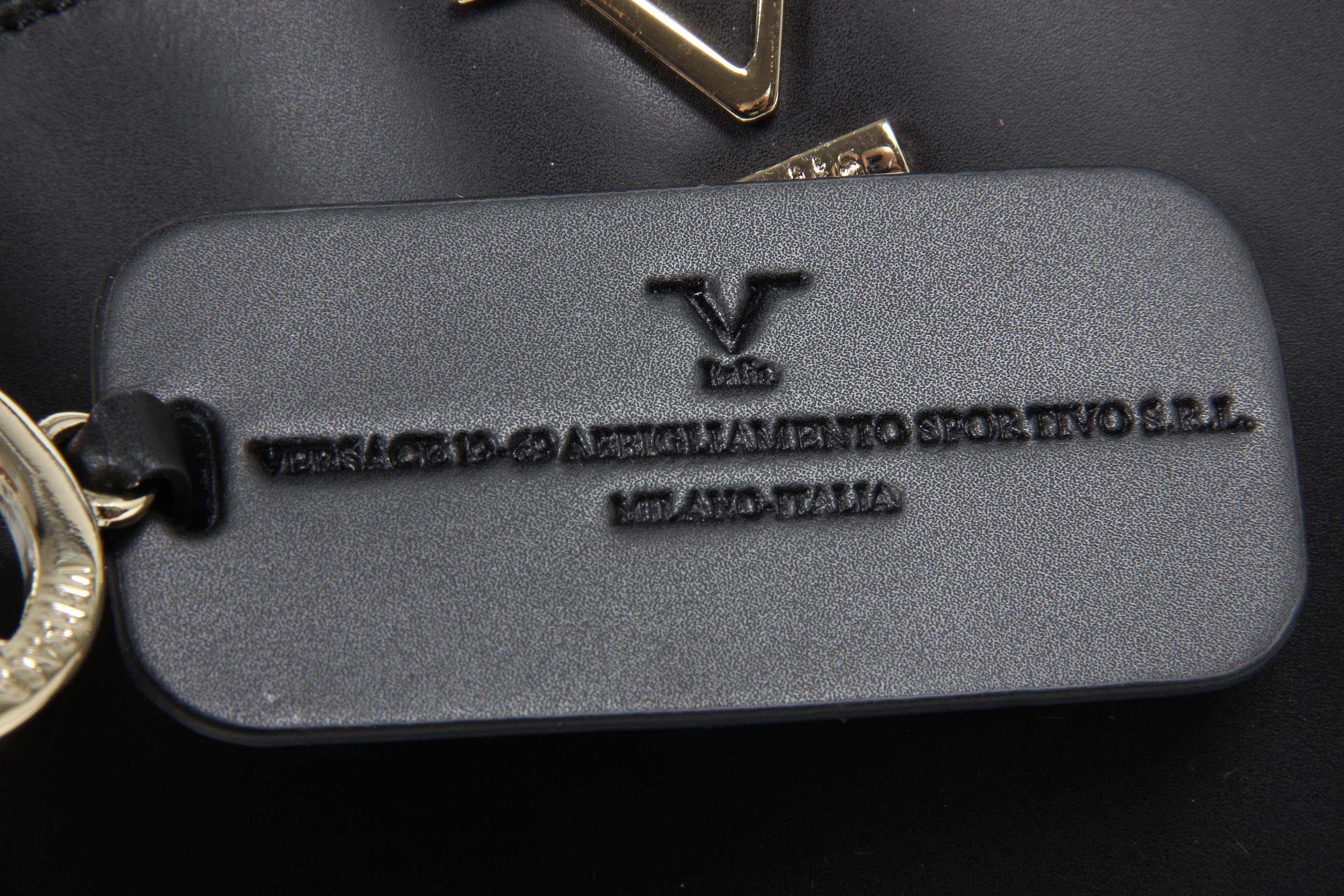 Bolso de mano para mujer V 1969 Italia V009 RUGA NERO