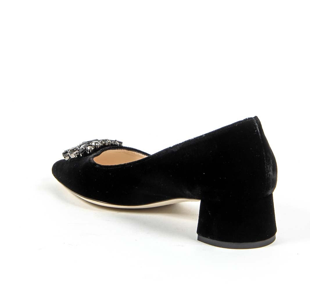 Zapatos de salón para mujer V 1969 Italia 3110276 VELLUTO NERO