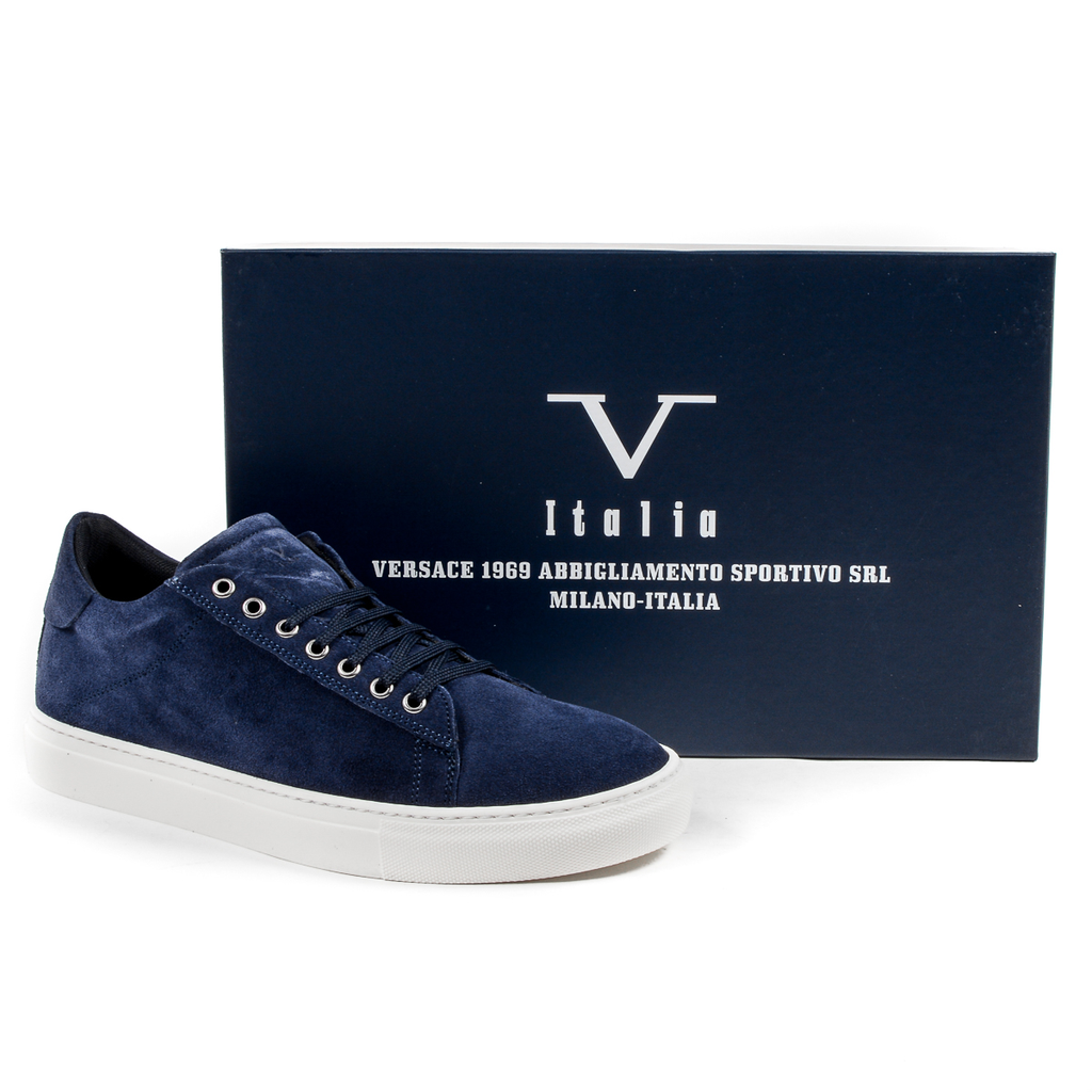 V 1969 Italia Zapatillas para hombre Azul oscuro CREMA