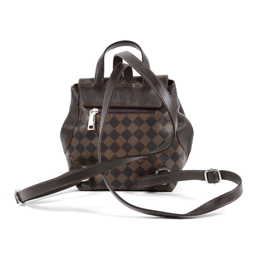 V 1969 Italia Womens Backpack Brown PANAMA