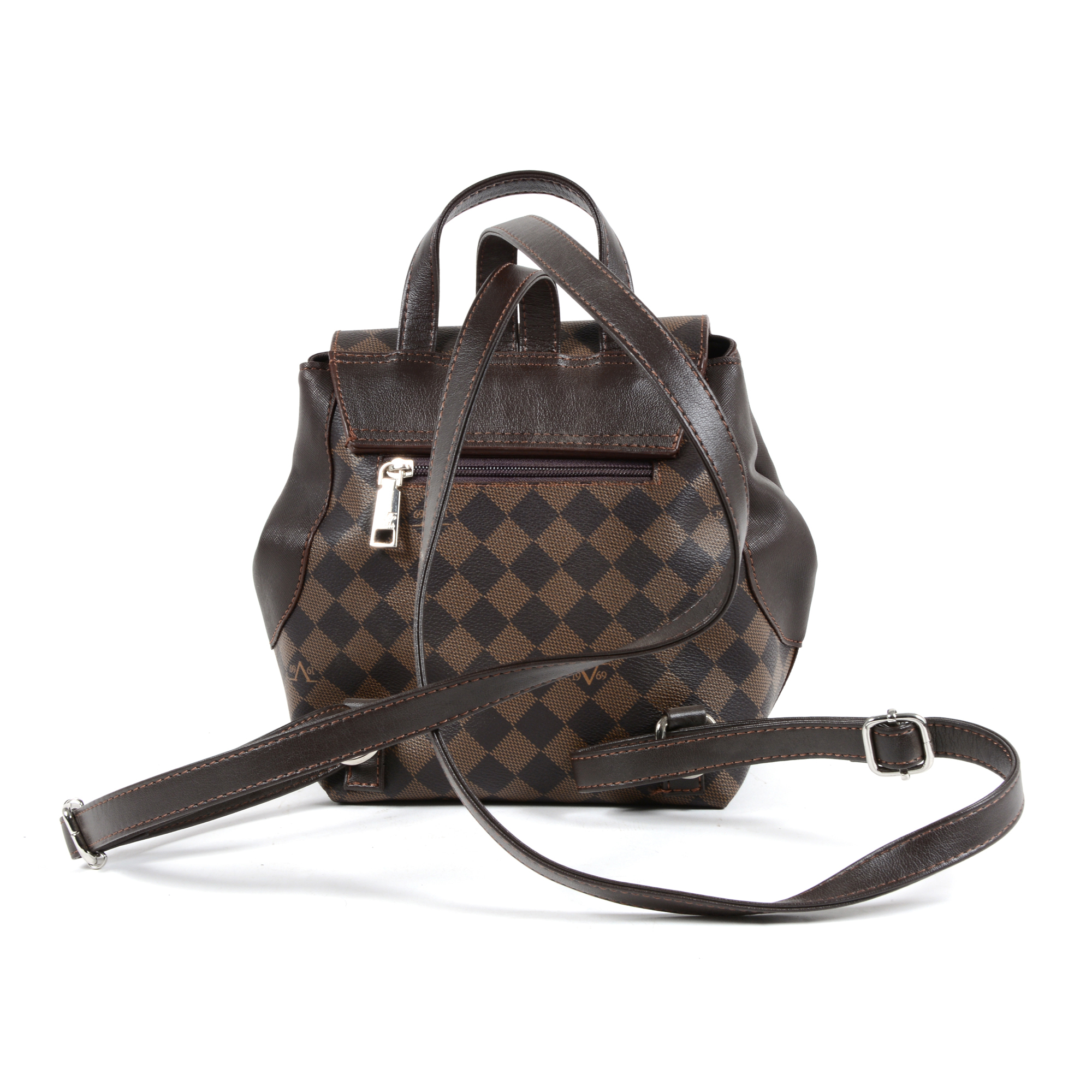 V 1969 Italia Womens Backpack Brown PANAMA
