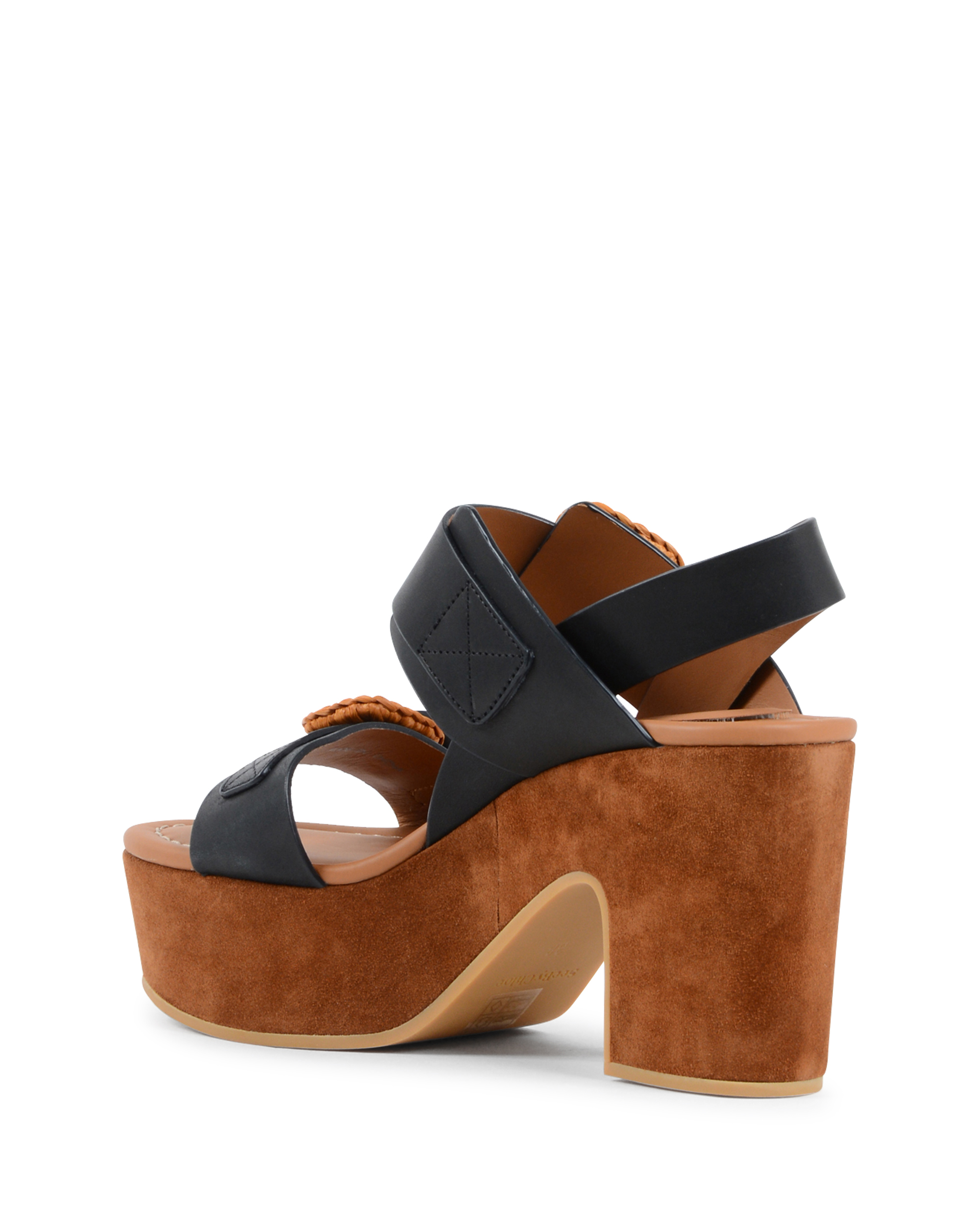 ChloÃ¨ Womens Sandal Black SB30091 NERO TABACCO