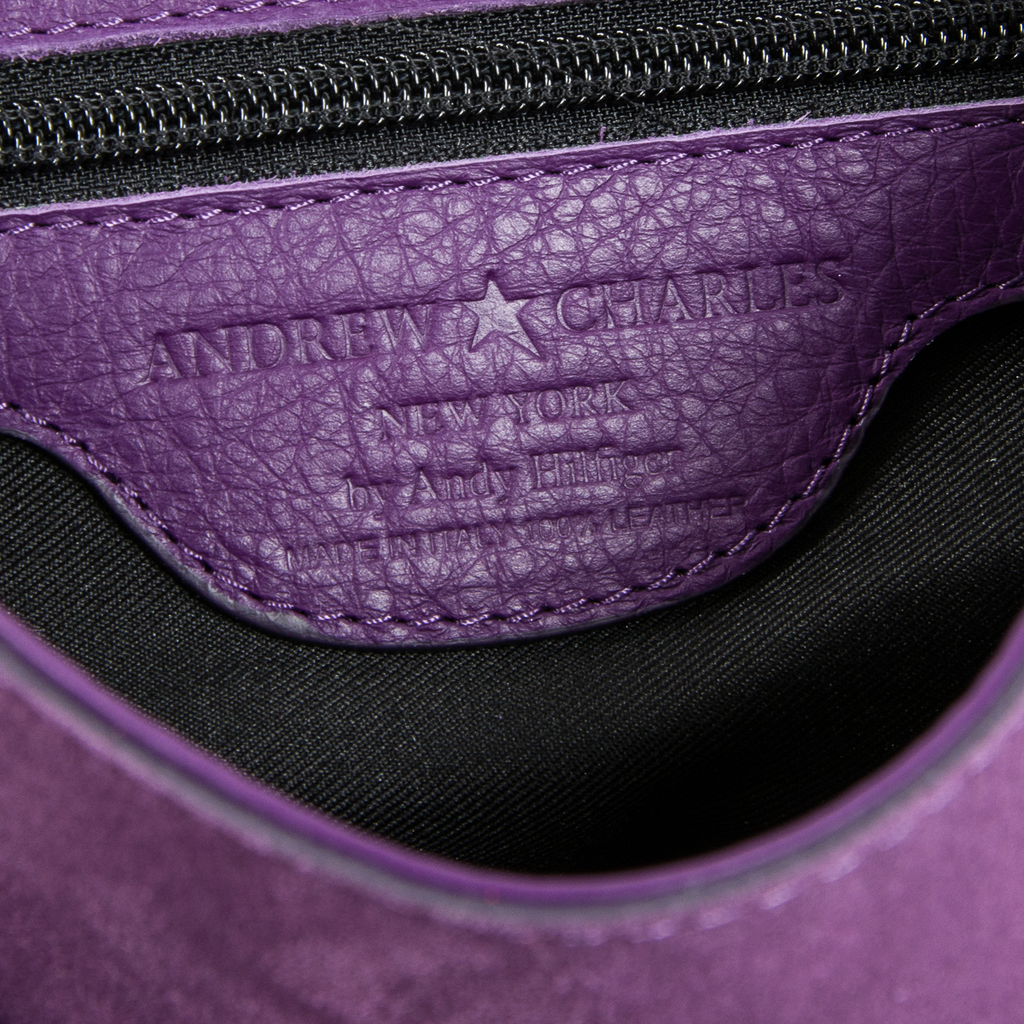 Bolso de mano para mujer Andrew Charles morado ROSS