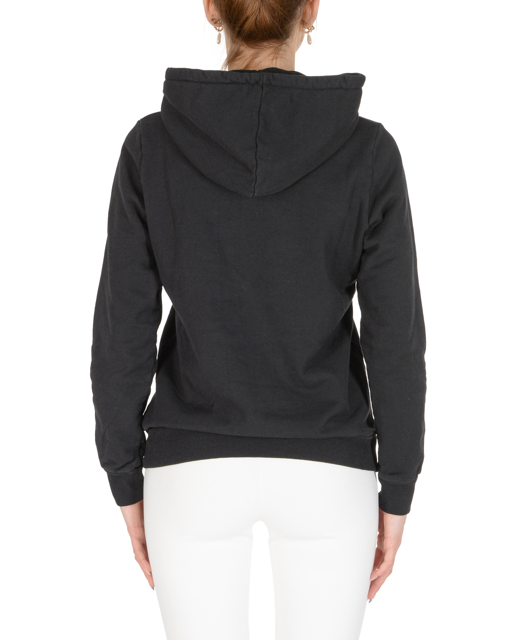 Sudadera con capucha para mujer 19V69 Italia negra BARBARA BLACK