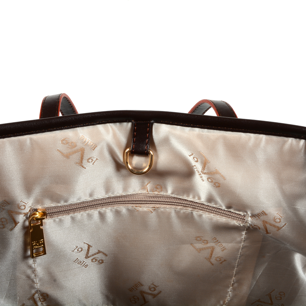 V 1969 Italia Womens Handbag Brown MANILA