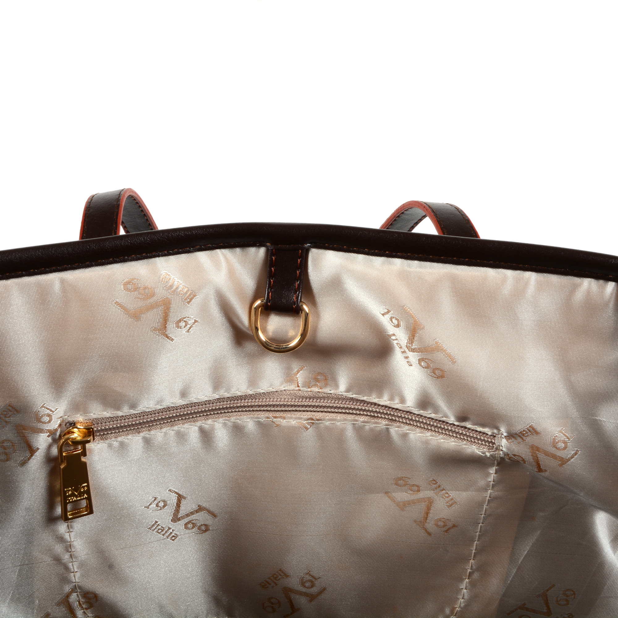 V 1969 Italia Womens Handbag Brown MANILA