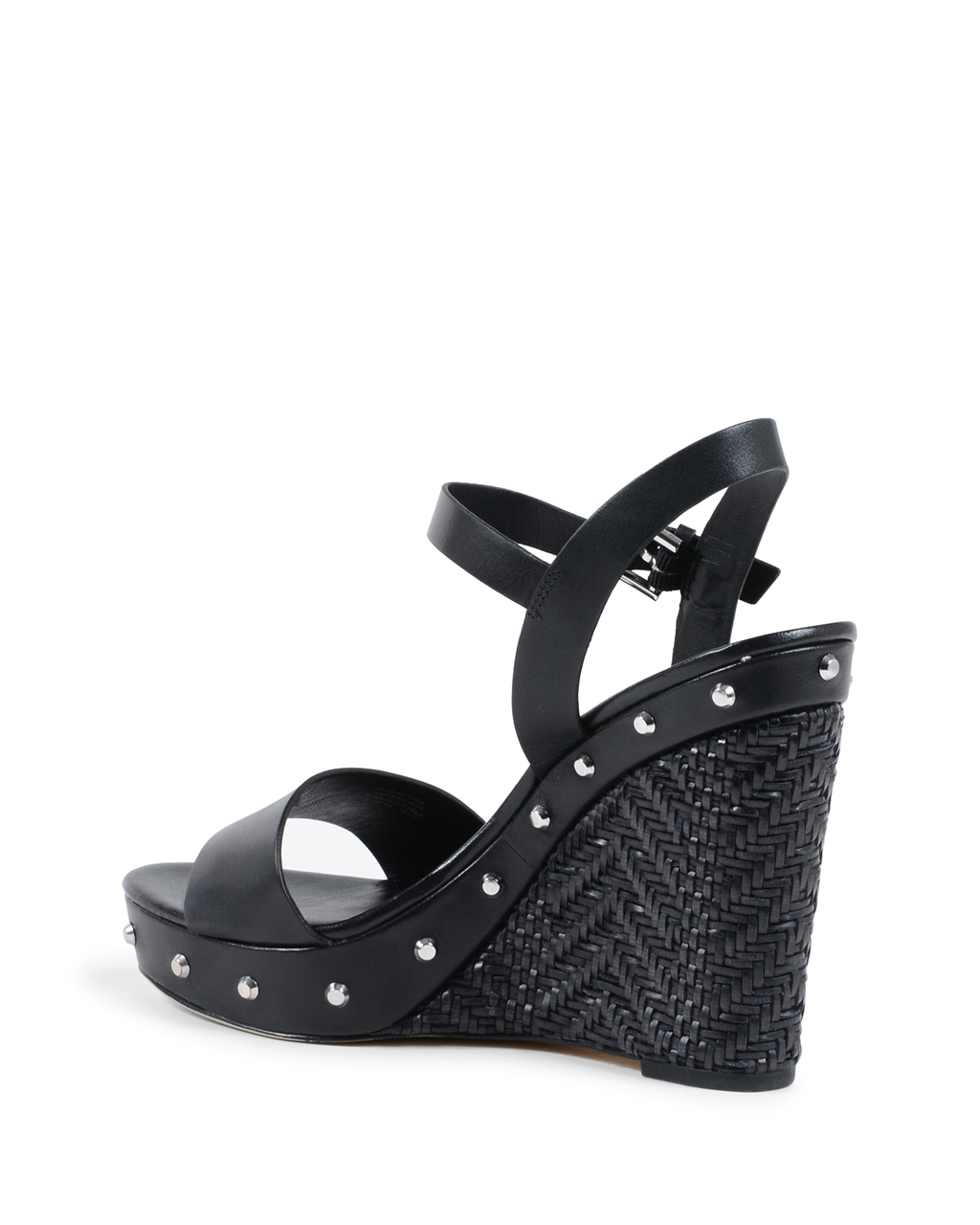 Sandalias de cuña para mujer Michael Kors negras ELLEN
