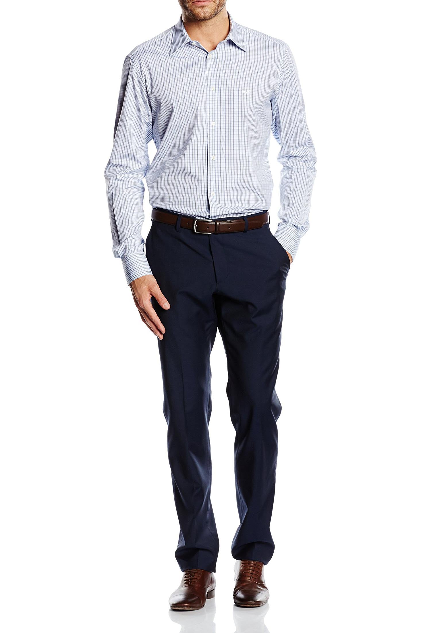 Camisa de cuello clásico moderno V 1969 Italia para hombre MCC23