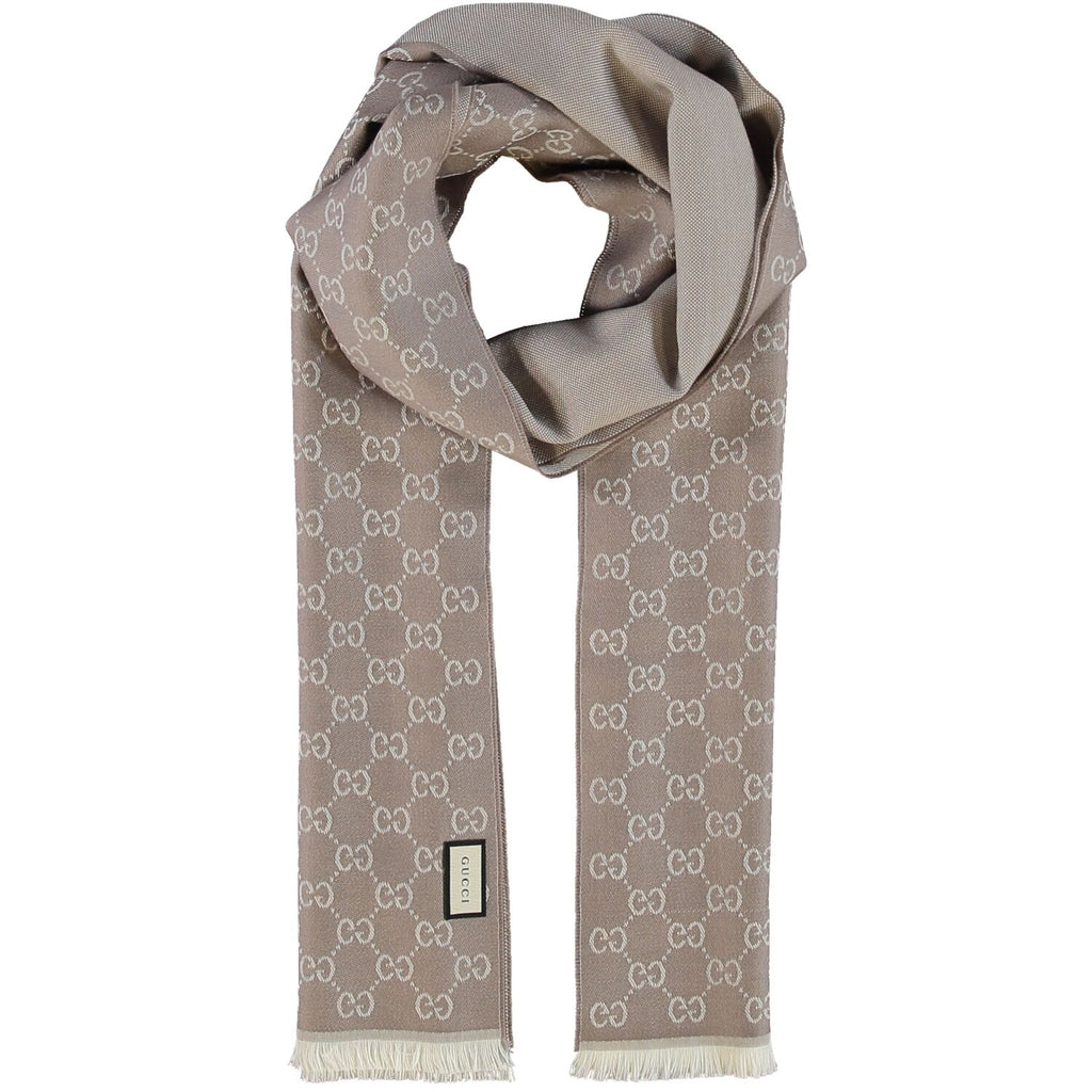 Bufanda Gucci para hombre 40x180 beige