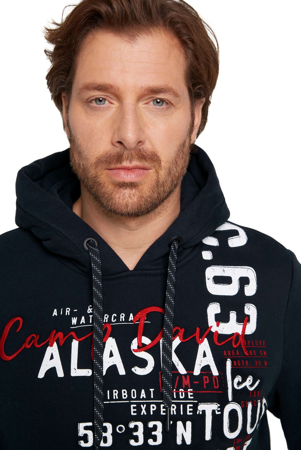 Sudadera con capucha para hombre Camp David