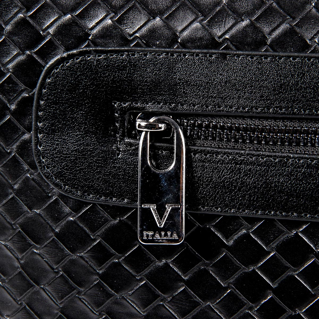 Bolso de mano para hombre V 1969 Italia, color negro, GARY
