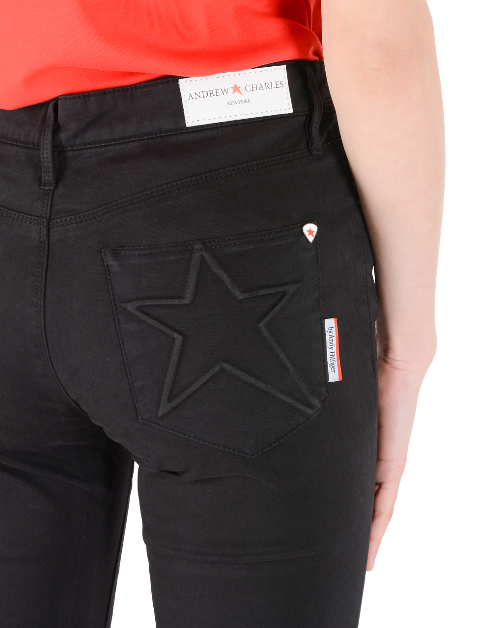Andrew Charles Womens Trousers Slim Fit CLAIRE BLACK
