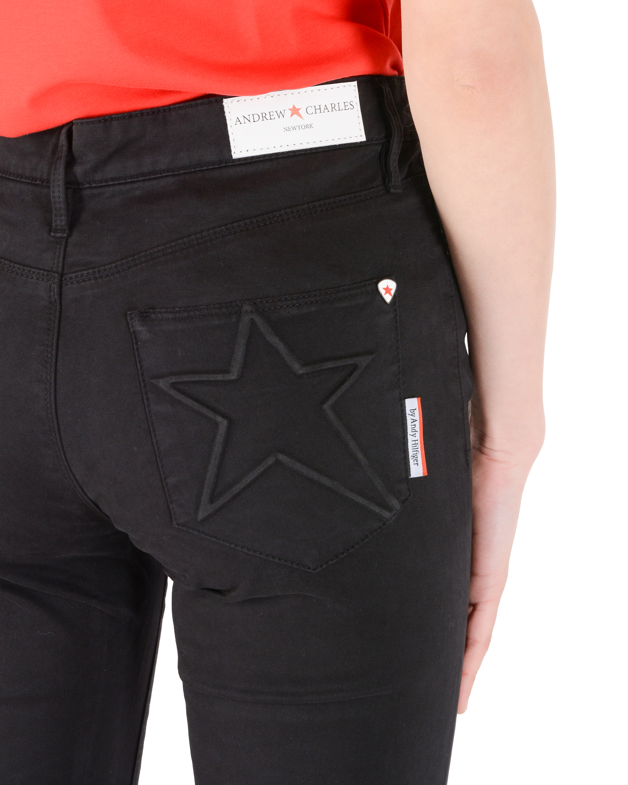 Andrew Charles Womens Trousers Slim Fit CLAIRE BLACK